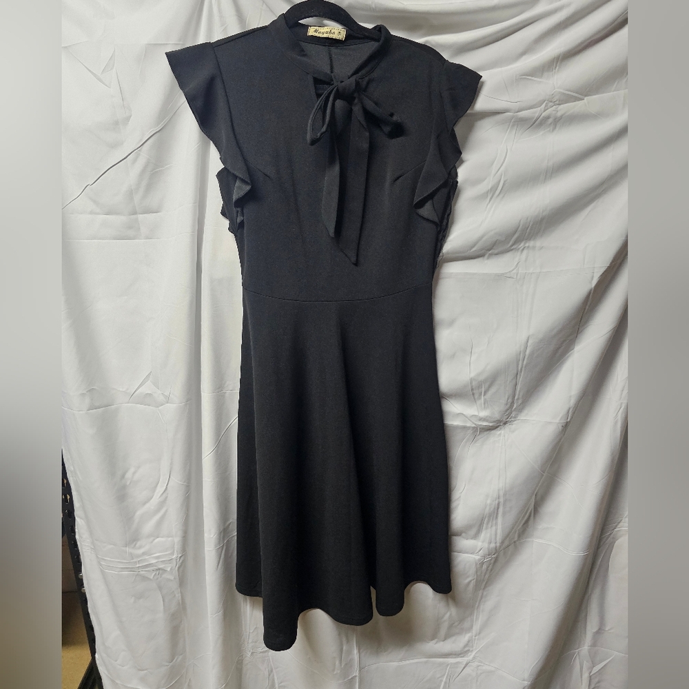 Chic Black One Shoulder Dress